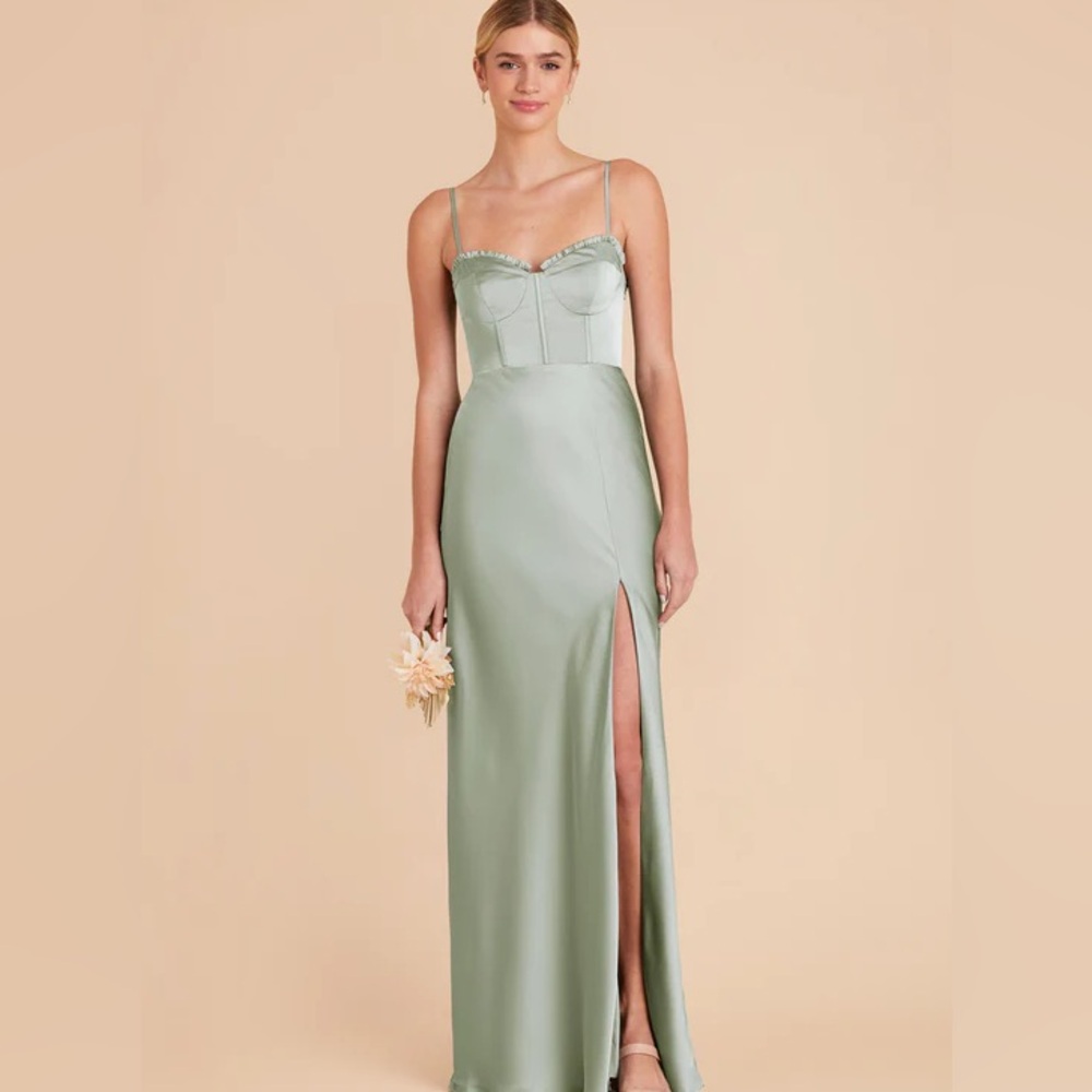 Birdy Grey Jessica Sage Satin Dress